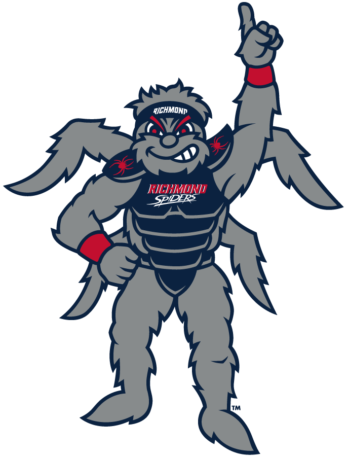 Richmond Spiders 2011-2017 Mascot Logo v2 DIY iron on transfer (heat transfer)